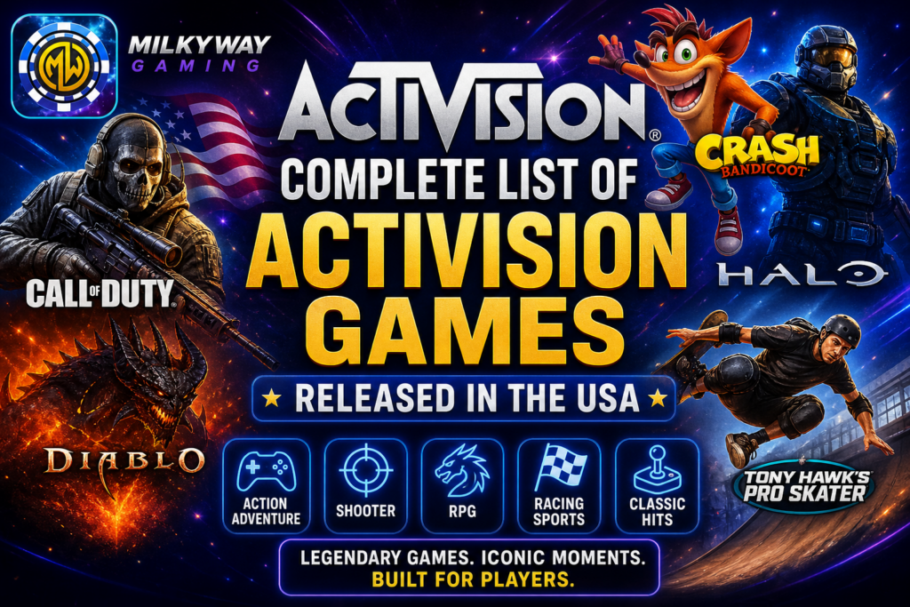 Complete List of Activision Games Released in the USA
