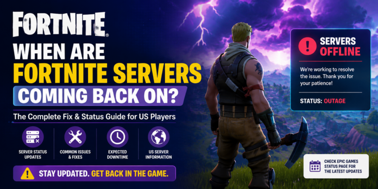 When Are Fortnite Servers Coming Back On? The Complete Fix & Status Guide for US Players